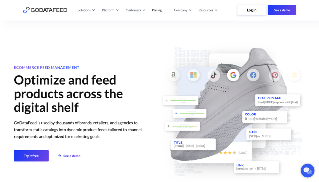GoDataFeed: Leading product feed platform
